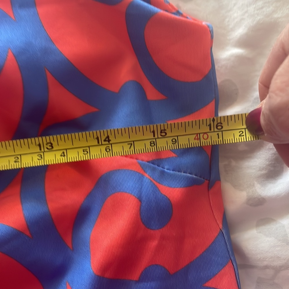 Orange and blue maxi dress - Picture 4 of 7